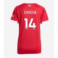 Stroje piłkarskie Liverpool Federico Chiesa #14 Koszulka Podstawowej dla damskie 2025-26 Krótki Rękaw